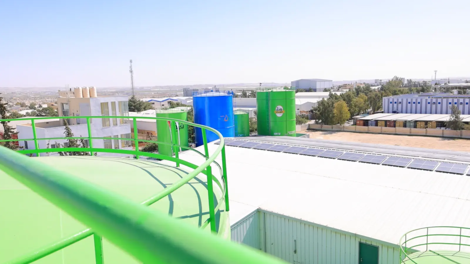 Wide view across the Aqaba Vegetable Oils facility